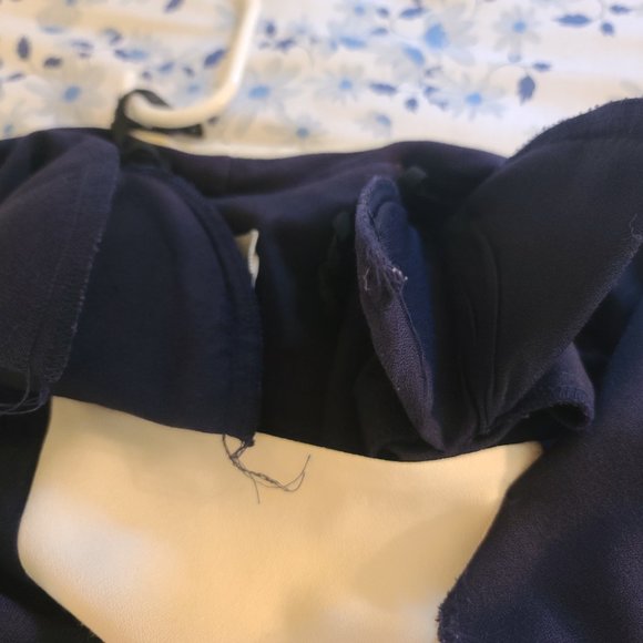 SL Fashions Ladies Dress Navy Blue-accent colors/flowers - Picture 16 of 16